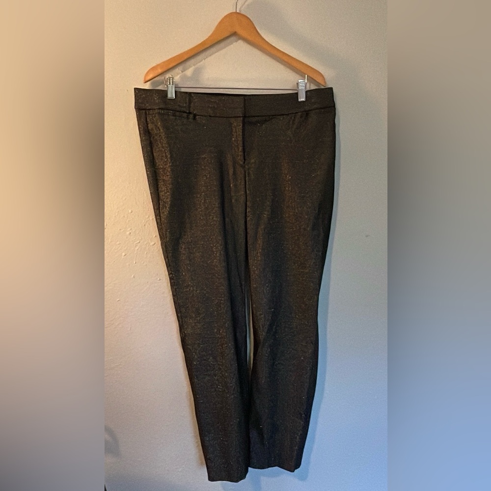 The Allie black sparkle party event pants size 18